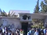 فري برس   مدينة ادلب مظاهرة طلابية اربعاء ادلب الشهامة 19 10 2011