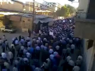 فري برس   تشيع الشهيد المهندس جابر عبد الهادي في عربين 19 10 2011