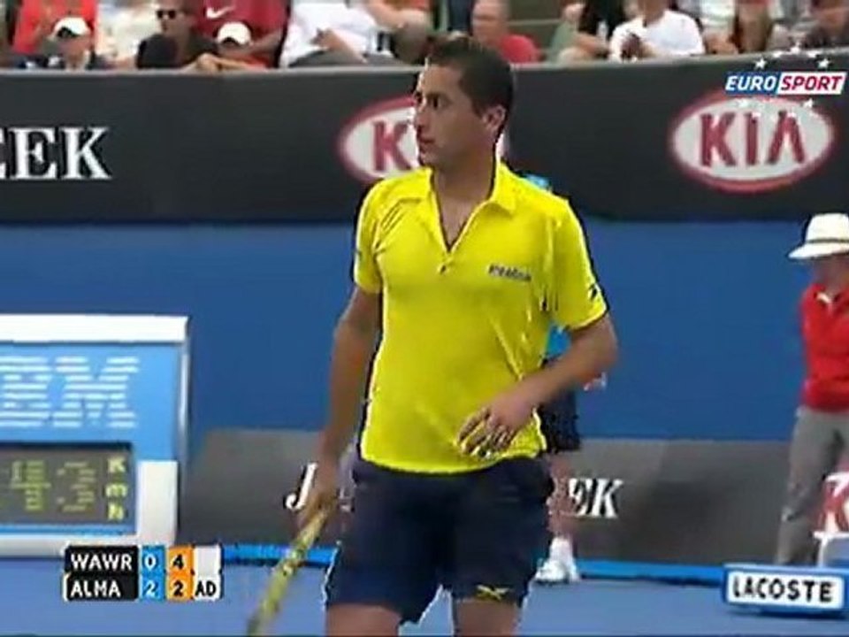 Almagro beş sette güldü