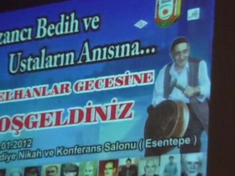 şanlıurfa kazancı Bedih anma gecesi