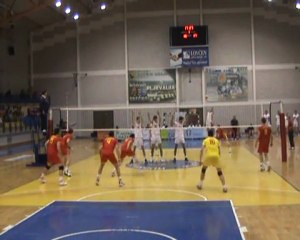 Gjoko Josifov N.3 Red T-Shirt Montenegro-Macedonia 3-1 set-1