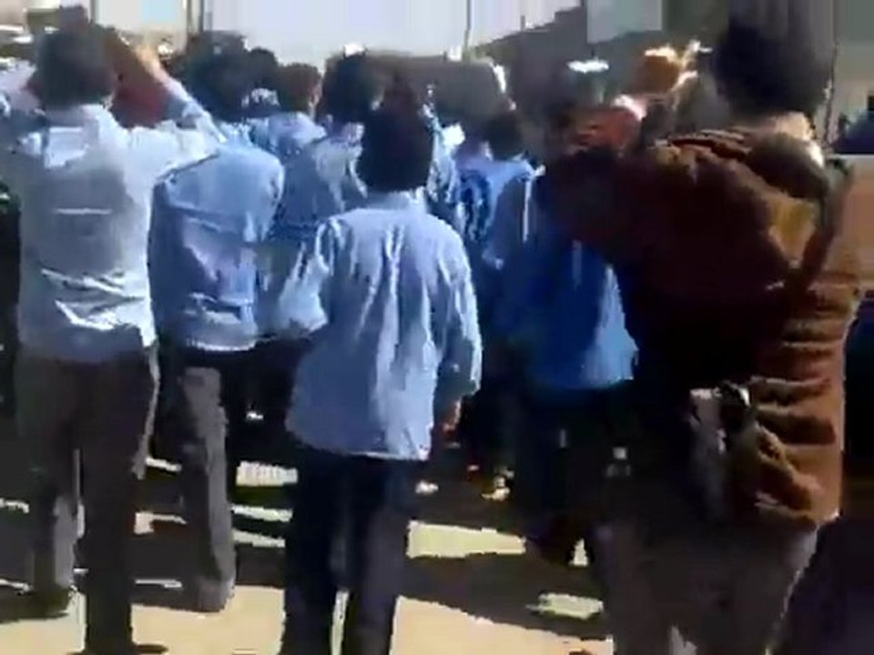 فري برس   إدلب   سنجار  مظاهرة طلابية 20 10 2011 ج2