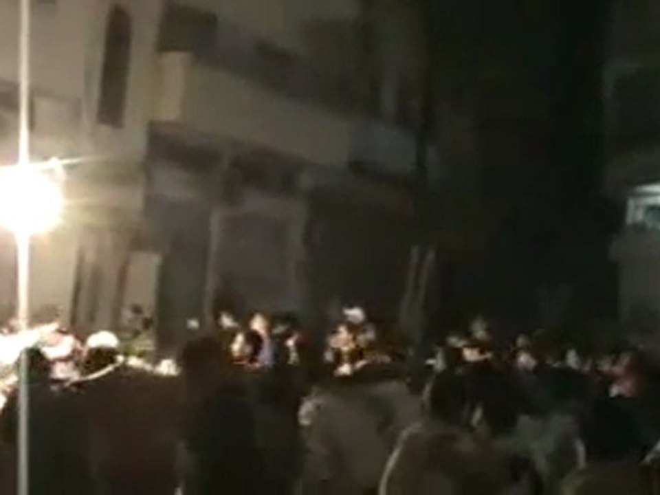 فري برس   حمص المحتلة جورة الشياح والقرابيص رائعة 20 10 2011