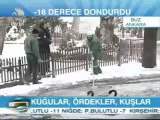 Başkent -16 dereceyi gördü.