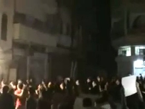 فري برس رائعة من حمص المحتلة جورة الشياح والقرابيص 20 10 2011