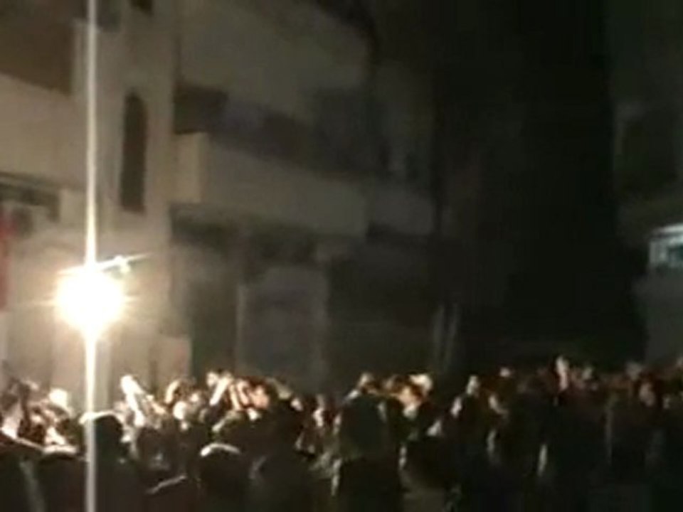 فري برس   حمص المحتلة جورة الشياح والقرابيص 20 10 2011