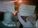 فري برس   ريف دمشق يبرود مسائيات الثوار لتهنئة الشعب الليبي هتافات رائعة 20 10 2011