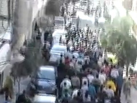 فري برس حمص باباعمرو تشييع الشهيد مازن عبد الوهاب النجار23 10 2011 ‫‬ ج2