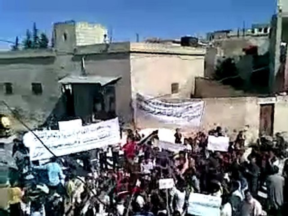 فري برس   ادلب   كفرسجنة    جمعة شهداء المهلة العربية 21 10 2011