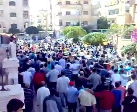 فري برس حمص الوعر جمعة شهداء المهلة العربية 21 10 2011