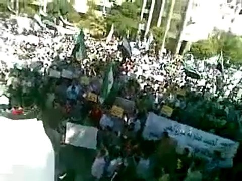 فري برس حمص الوعر جمعة شهداء المهلة العربية 21 10 2011ج1