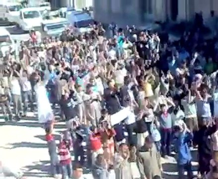 فري برس ادلب ناحية التمانعة جمعة شهداء المهلة العربية 21 10 2011 ج2