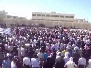 فري برس   حلب    كلمة حر من تل رفعت جمعة شهداء المهلة العربية 21 10 2011