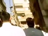 فري برس   حرستا   مظاهرة رغم الاحتلال الأسدي للمدينة   21 10 2011
