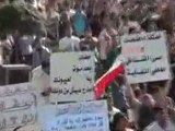 فري برس   حمص    دير بعلبة   مظاهرة حاشدة رغم الحصار 21 10 2011