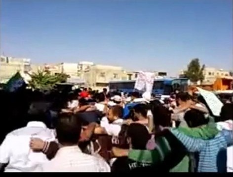 فري برس دمشق حي برزة بدمشق جمعة شهداء المهلة العربية 21 10 2011 ج2