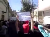 فري برس   دمشق مظاهرة المزة جامع الفاروق 21  10 2011