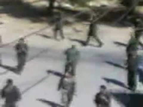 فري برس التل ريف دمشق هجوم الأمن على المتظاهرين 21 10 2011