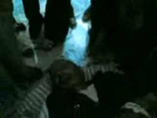 فري برس   حماة كفرنبودة جمعة شهداء المهلة العربية الشهيد طه الشيخ قبل تشييعه 21 10 2011