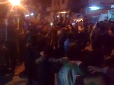 فري برس حماة كفرزيتا مظاهرة مسائية حاشدة 22 10 2011