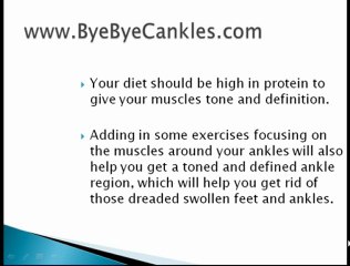 Ankle and Foot Edema - Get Rid of Cankles