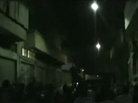 فري برس رائعة من حمص حي القرابيص و جورة الشياح 23 10 2011