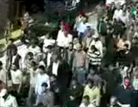 فري برس ريف دمشق مضايا مراسم زفاف الشهيدين الاخوين محمد وعلي نموس 23 10 2011 ج1