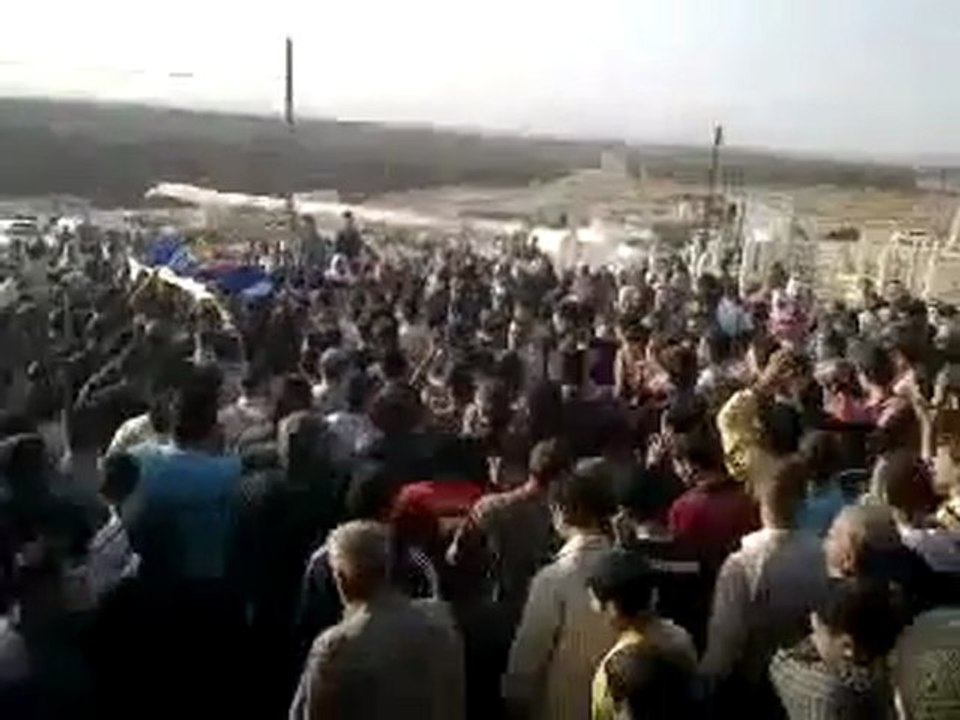 فري برس   كفرزيتا تشييع الشهيد محمد عبد الحسيب العبيدان 23 10 2011