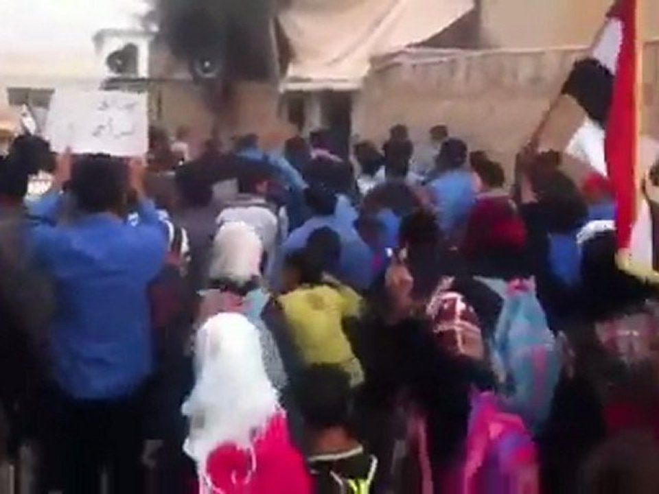 فري برس   إدلب   تفتناز 24 10 2011 مظاهرة طلابية جــ1