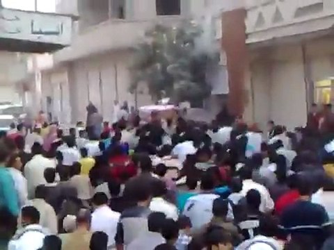 فري برس حمص كرم الزيتون مراسم زفاف الشهيد الشهيد عبد الله سمير 24 10 2011