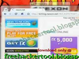 Free Download Nexon Cash Generator 2013 with Working Proof