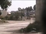 فري برس   حمص الحولة المدرعات والدبابات الجيش الاسدي تقتحم المنطقة 24 10 2011