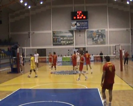 Gjoko Josifov N.3 Red T-Shirt Montenegro-Macedonia 3-1 set-3