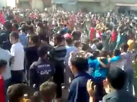 فري برس درعا ابطع انتفاضة الاحرار للمطالبة باسقاط النظام 24 10 2011