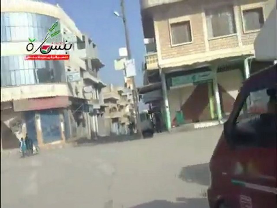 فري برس   مدينة بنش اضراب عام وعصيان مدني يشل حركة المدينة 26 10 2011