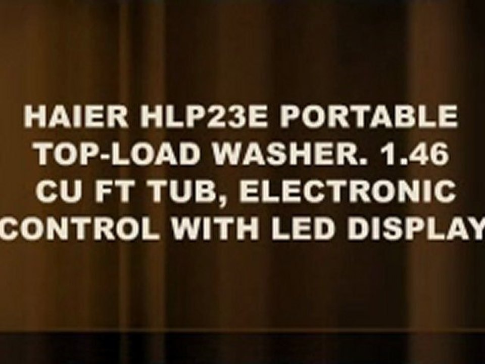 Haier Hlp23e Portable Top-Load Washer Microwaves Home Appliances