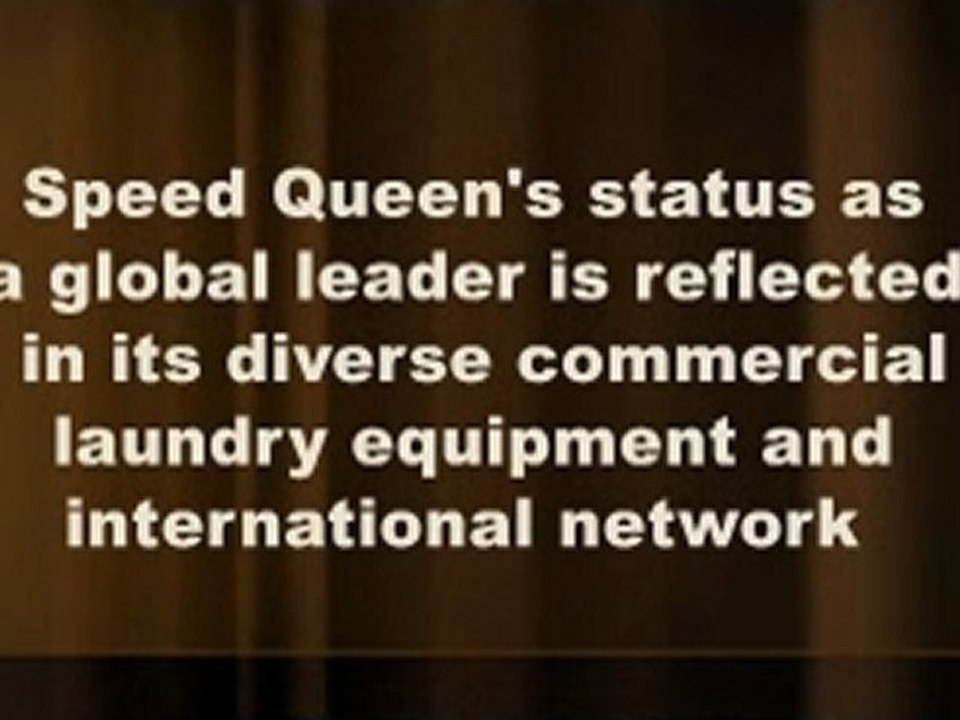 Speed Queen AWN412 26 HP Motor and Stainless Steel Tub