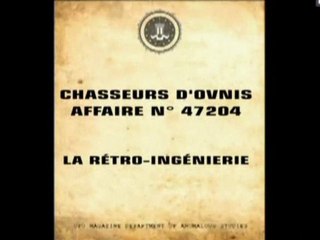 Chasseurs d'OVNIs (la rétro-ingénierie)