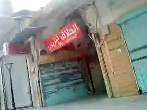 فري برس اضراب عام في اسواق مدينة حماة الرئيسية 26 10 2011