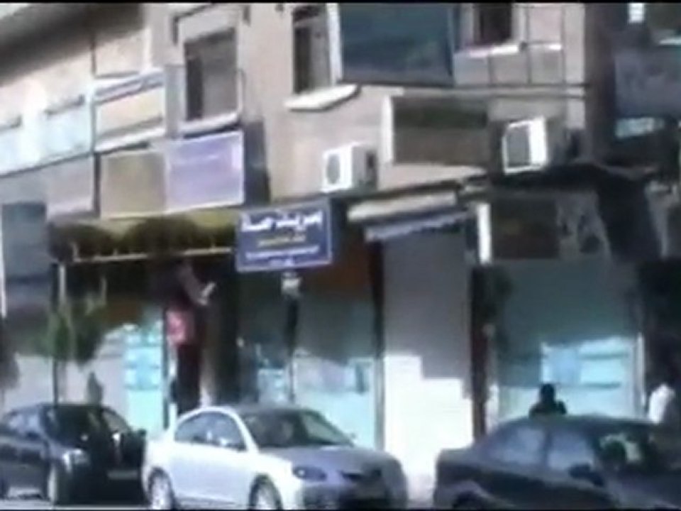 فري برس   حماة إضراب عام  شارع المرابط  26 10 2011