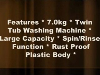Daewoo Twin Tub Washing Machine Dw-900c