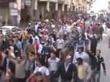 فري برس   مظاهرة صباحية مدينة ادلب مع اضراب شامل 26 10 2011 ج2
