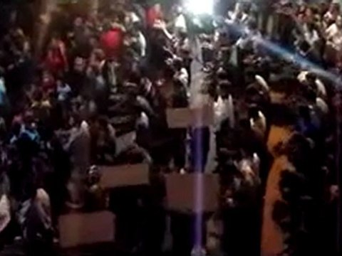 فري برس حمص الحولة مظاهرة مسائية في أربعاء الإضراب العام 26 10 2011