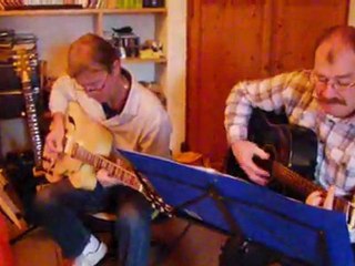 Jazz manouche .. par Michel et  l'ami Gégé !