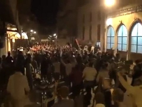 فري برس ادلب الجامع العمري مسائيات الثوار في اربعاء اضراب عام لأجل حوران 26 10 2011