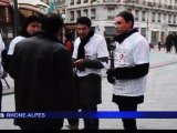 notre action Lyonnaise au soir 3 Rhônes Alpes