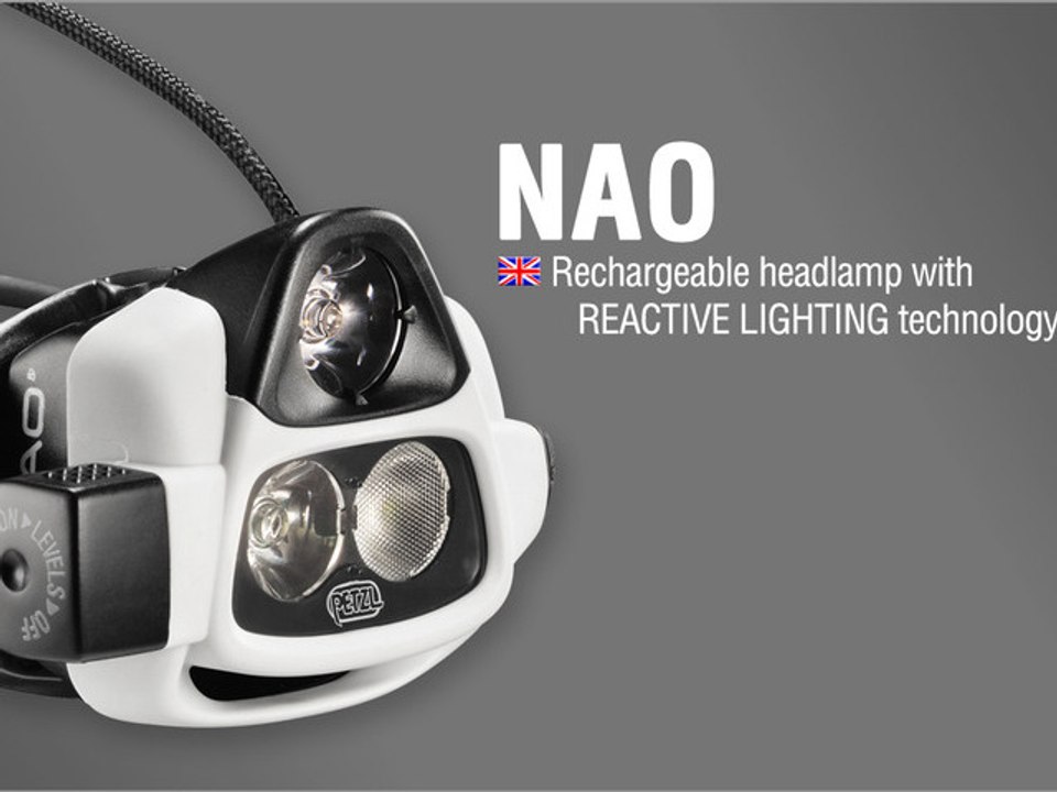 NAO rechargeable headlamp with REACTIVE LIGHTING by Petzl [english]