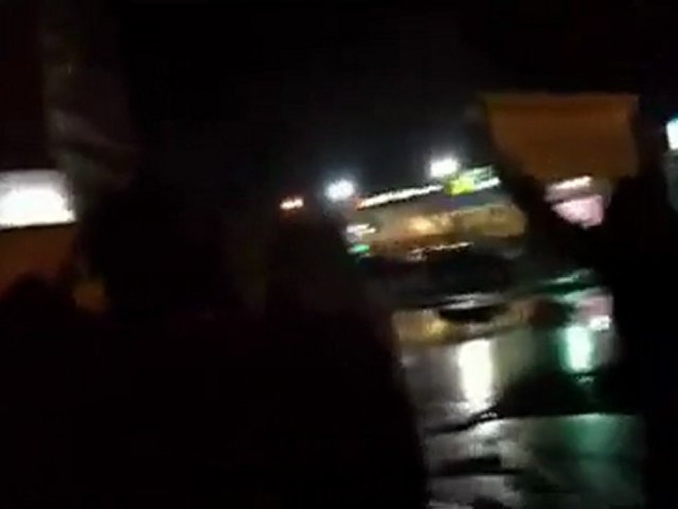 فري برس   دمشق كفرسوسة مظاهرة مسائية من جامع الرفاعي 26 10 2011