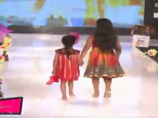 Sweet Small Kids Walks On Ramp At India Kids Fashion Week