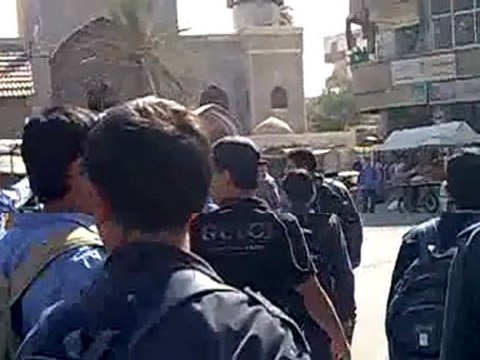 فري برس ريف دمشق داريا مظاهرات الطلاب الاحرار للمطالبة باسقاط النظام 27 10 2011 ج2